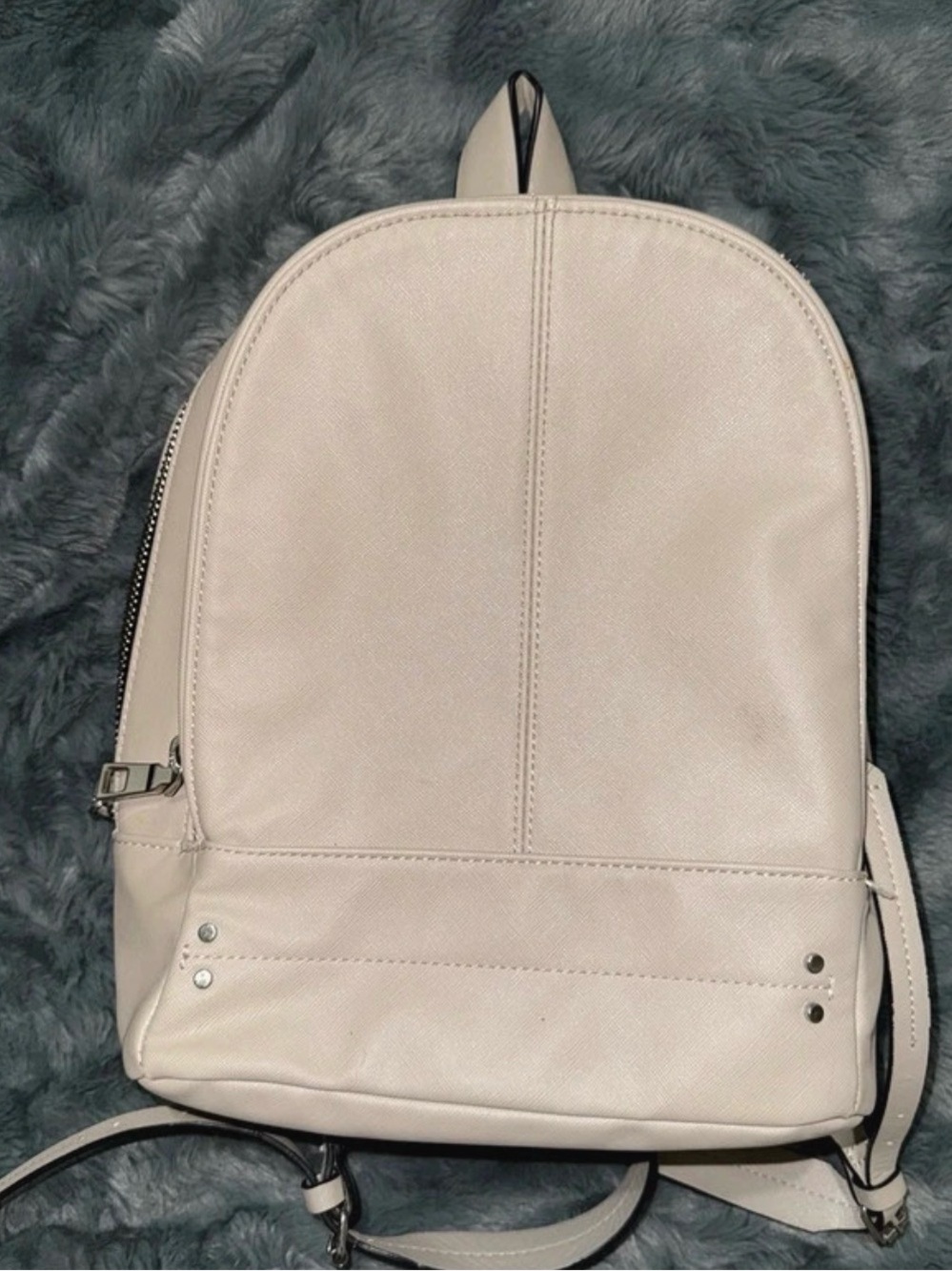 Zara Cream Mini Backpack